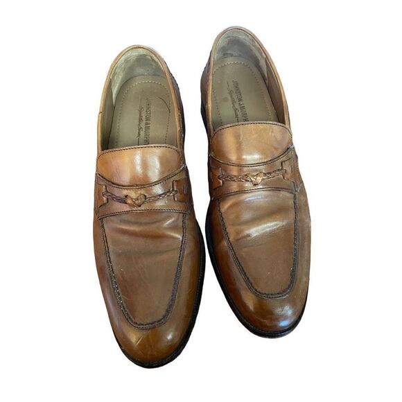 Johnston and Murphy Signature Series Brown Leather Loafer Size 8 Men’s - Picture 1 of 7